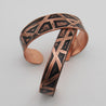 Men's Etched Copper 'Life' Cuff Bracelet