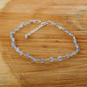 Iolite and Sterling Silver Anklet