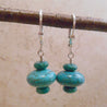 Sterling Silver and Turquoise Earrings - By E Artisan Jewelry