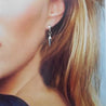 Spikes and Pyramids Earrings - By E Artisan Jewelry