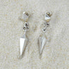 Spikes and Pyramids Earrings - By E Artisan Jewelry