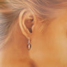 Oxidized Sterling Silver with Spikes Earrings - By E Artisan Jewelry