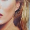 Sterling Silver Pod Earrings - By E Artisan Jewelry