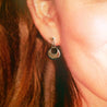 Shimmering Moon Earrings - By E Artisan Jewelry