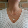 Modern Circular Pendant Necklace - By E Artisan Jewelry