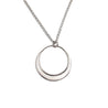 Modern Circular Pendant Necklace - By E Artisan Jewelry