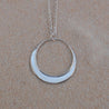 Modern Circular Pendant Necklace - By E Artisan Jewelry