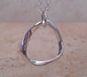 Sterling Silver Mobius Necklace - By E Artisan Jewelry
