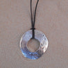 Hammered Silver Statement Necklace - By E Artisan Jewelry