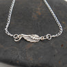 Sterling Silver Soar Wing Necklace - By E Artisan Jewelry