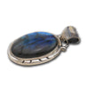 Stunning Labradorite and Sterling Silver Necklace - By E Artisan Jewerly